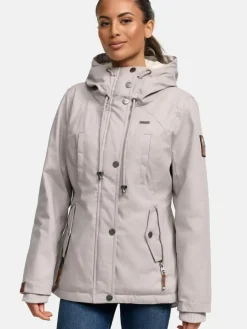 Marikoo Jacken & Westen*Damen Winterjacke - Bikoo grau uni