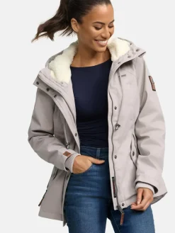 Marikoo Jacken & Westen*Damen Winterjacke - Bikoo grau uni