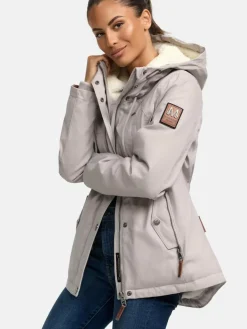 Marikoo Jacken & Westen*Damen Winterjacke - Bikoo grau uni