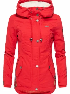 Marikoo Jacken & Westen*Damen Winterjacke - Bikoo rot uni