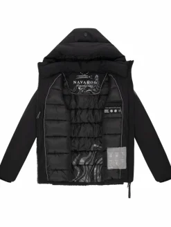 Navahoo Jacken & Westen*Damen Winterjacke - Blütenlicht 14 schwarz uni