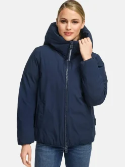 Navahoo Jacken & Westen*Damen Winterjacke - Blütenlicht 14 marine uni