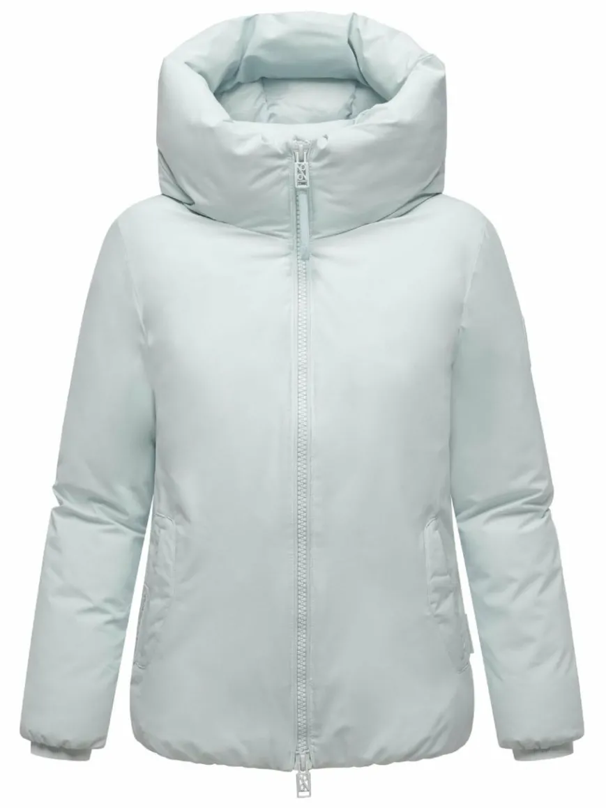 Navahoo Jacken & Westen*Damen Winterjacke - Blütenlicht 14 hellblau uni