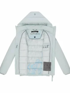 Navahoo Jacken & Westen*Damen Winterjacke - Blütenlicht 14 hellblau uni
