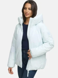 Navahoo Jacken & Westen*Damen Winterjacke - Blütenlicht 14 hellblau uni