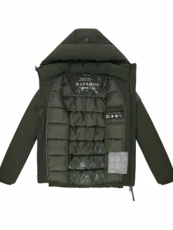 Navahoo Jacken & Westen*Damen Winterjacke - Blütenlicht 14 oliv uni