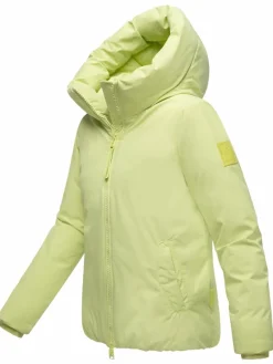 Navahoo Jacken & Westen*Damen Winterjacke - Blütenlicht 14 grün uni