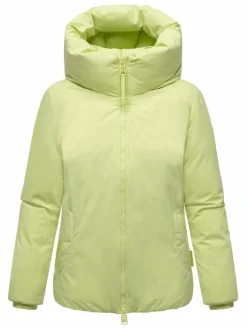 Navahoo Jacken & Westen*Damen Winterjacke - Blütenlicht 14 grün uni