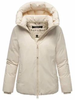 Navahoo Jacken & Westen*Damen Winterjacke - Blütenlicht 14 beige uni