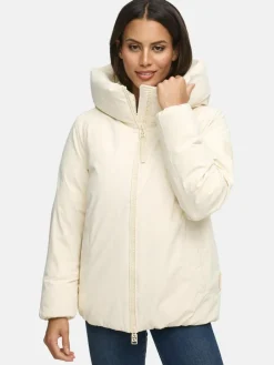 Navahoo Jacken & Westen*Damen Winterjacke - Blütenlicht 14 beige uni