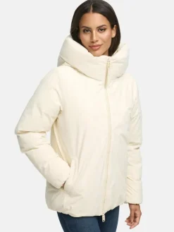 Navahoo Jacken & Westen*Damen Winterjacke - Blütenlicht 14 beige uni