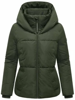 Navahoo Jacken & Westen*Damen Winterjacke - Flüsterfee 14 oliv uni
