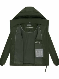 Navahoo Jacken & Westen*Damen Winterjacke - Flüsterfee 14 oliv uni