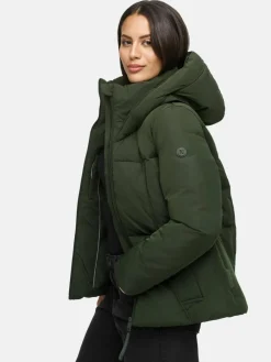 Navahoo Jacken & Westen*Damen Winterjacke - Flüsterfee 14 oliv uni