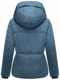Navahoo Jacken & Westen*Damen Winterjacke - Flüsterfee 14 blau uni