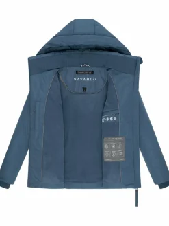Navahoo Jacken & Westen*Damen Winterjacke - Flüsterfee 14 blau uni