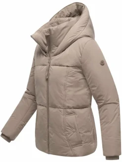 Navahoo Jacken & Westen*Damen Winterjacke - Flüsterfee 14 taupe uni