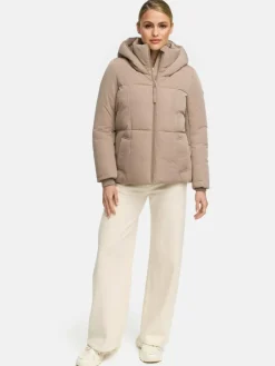 Navahoo Jacken & Westen*Damen Winterjacke - Flüsterfee 14 taupe uni