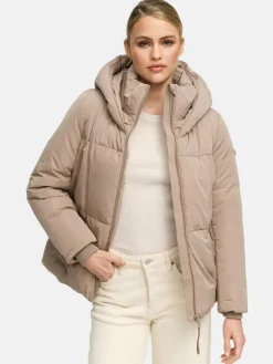 Navahoo Jacken & Westen*Damen Winterjacke - Flüsterfee 14 taupe uni