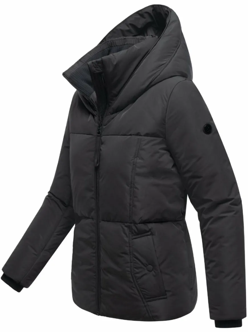 Navahoo Jacken & Westen*Damen Winterjacke - Flüsterfee 14 schwarz uni
