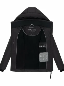 Navahoo Jacken & Westen*Damen Winterjacke - Flüsterfee 14 schwarz uni