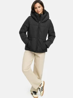 Navahoo Jacken & Westen*Damen Winterjacke - Flüsterfee 14 schwarz uni