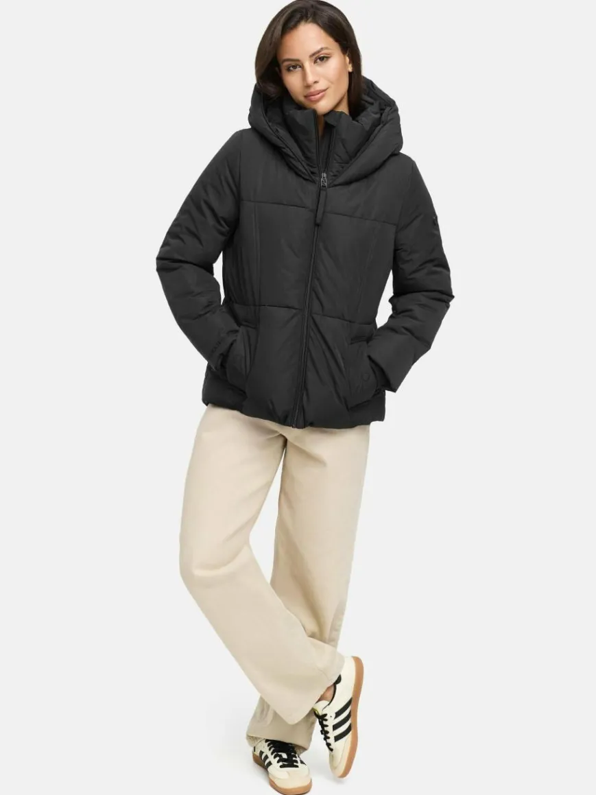 Navahoo Jacken & Westen*Damen Winterjacke - Flüsterfee 14 schwarz uni