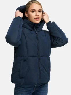 Navahoo Jacken & Westen*Damen Winterjacke - Flüsterfee 14 marine uni
