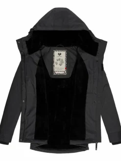 Ragwear Jacken & Westen*Damen Winterjacke - Monade schwarz uni