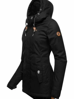 Ragwear Jacken & Westen*Damen Winterjacke - Monade schwarz uni