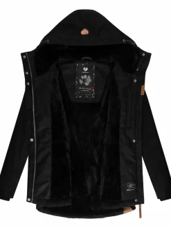 Ragwear Jacken & Westen*Damen Winterjacke - Monade schwarz uni