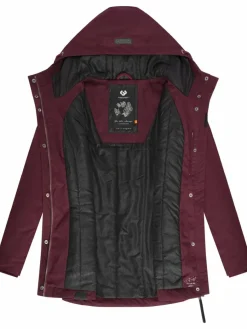 Ragwear Jacken & Westen*Damen Winterjacke - Monadis Black Label bordeaux uni
