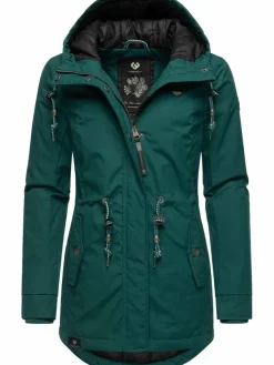 Ragwear Jacken & Westen*Damen Winterjacke - Monadis Black Label smaragd uni