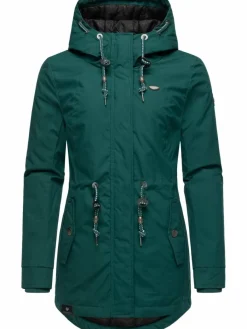 Ragwear Jacken & Westen*Damen Winterjacke - Monadis Black Label smaragd uni