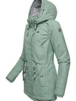 Ragwear Jacken & Westen*Damen Winterjacke - Monadis Black Label grün uni