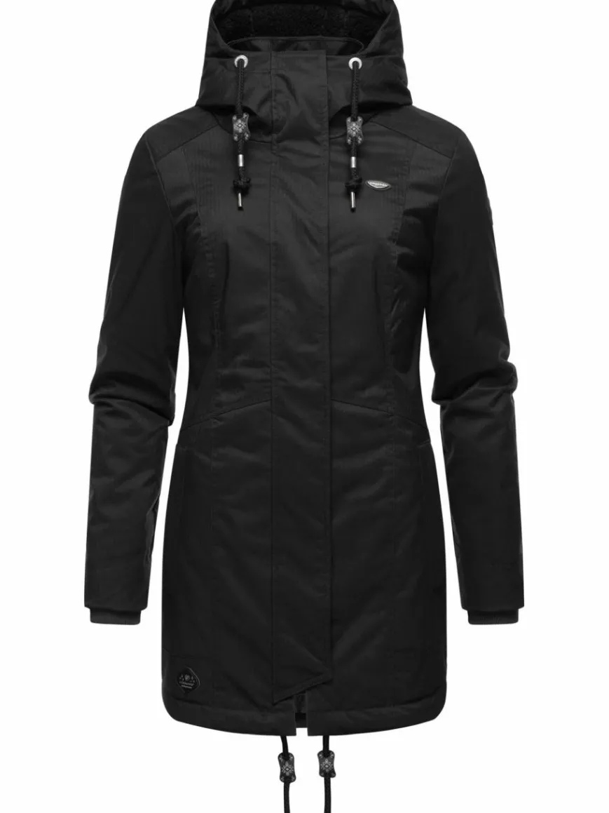 Ragwear Jacken & Westen*Damen Winterjacke - Tunned schwarz uni