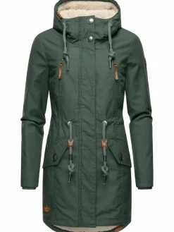 Ragwear Jacken & Westen*Damen Wintermantel - Elsie grün uni