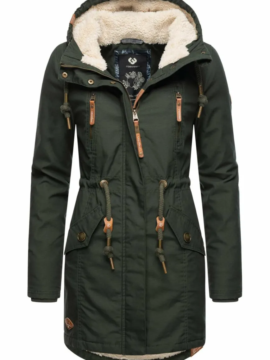 Ragwear Jacken & Westen*Damen Wintermantel - Elsie oliv uni