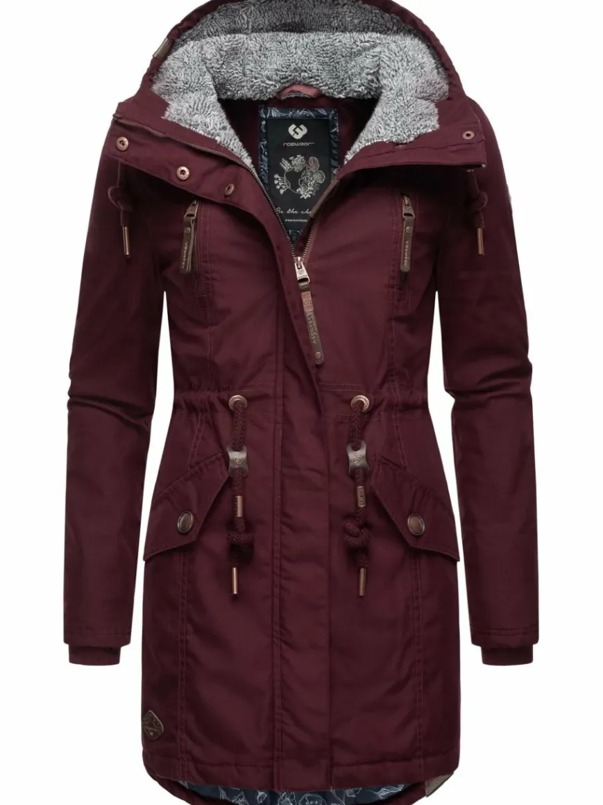 Ragwear Jacken & Westen*Damen Wintermantel - Elsie rot uni