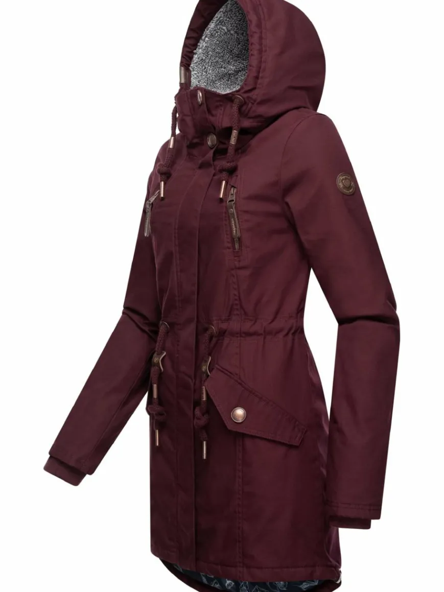 Ragwear Jacken & Westen*Damen Wintermantel - Elsie rot uni