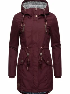 Ragwear Jacken & Westen*Damen Wintermantel - Elsie rot uni