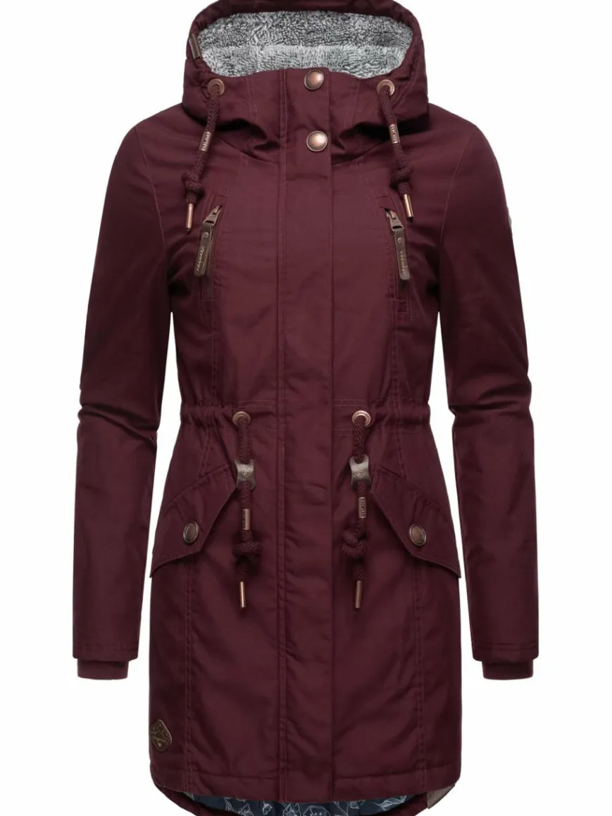 Ragwear Jacken & Westen*Damen Wintermantel - Elsie rot uni