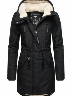Ragwear Jacken & Westen*Damen Wintermantel - Elsie schwarz uni