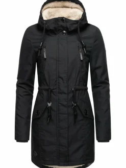 Ragwear Jacken & Westen*Damen Wintermantel - Elsie schwarz uni