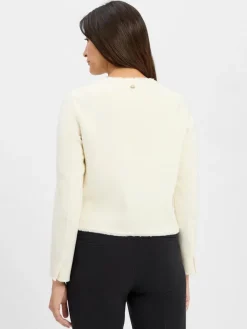 Marc Cain Collections Jacken & Westen|Blazer*Damen Wollblazer ecru uni