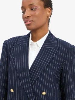 Gant Blazer*Damen Wollblazer marine gestreift