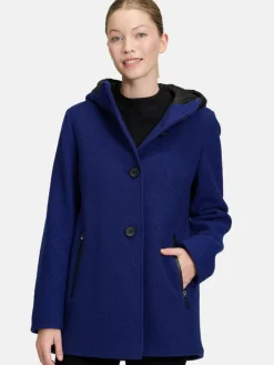 Gil Bret Jacken & Westen*Damen Wolljacke blau uni