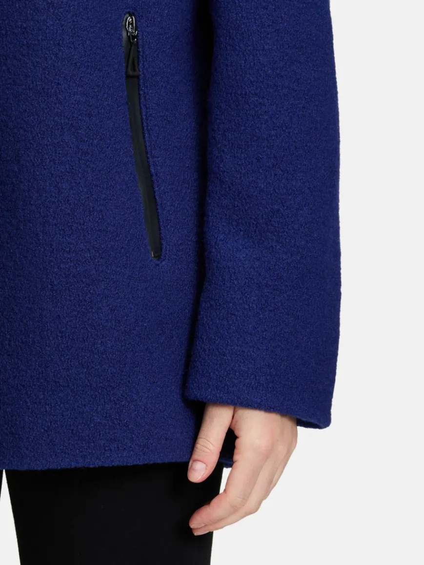 Gil Bret Jacken & Westen*Damen Wolljacke blau uni