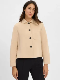 Weekend Max Mara Jacken & Westen*Damen Wolljacke - Nordica beige uni