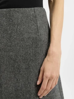 Weekend Max Mara Röcke*Damen Wollrock - Marche anthrazit meliert